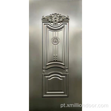 Folha de porta de metal estampada